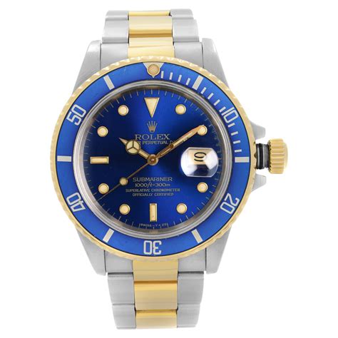 rolex oro acciaio.blu|orologio rolex oro giallo.